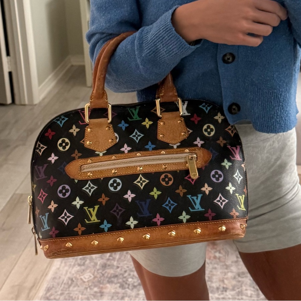 AUTHENTIC Louis Vuitton Murikami Alma Monogram Handbag